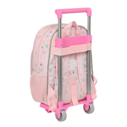 MOCHILA 185+CARRO 705 BARBIE "SWEET" 612210020 34*26 SAFTA22