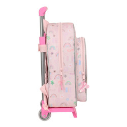 MOCHILA 185+CARRO 705 BARBIE "SWEET" 612210020 34*26 SAFTA22