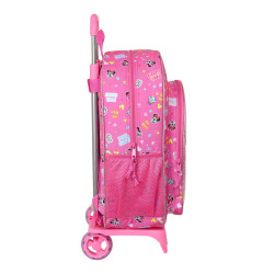 MOCHILA 180+CARRO 905 MINNIE MOUSE "LUCKY" 612212160 42*33 SAFTA22