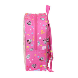 MOCHILA GUARDERIA ADAPTABLE MINNIE MOUSE "LUCKY" 612212232 27*22 SAFTA22
