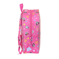 MOCHILA GUARDERIA ADAPTABLE MINNIE MOUSE "LUCKY" 612212232 27*22 SAFTA22