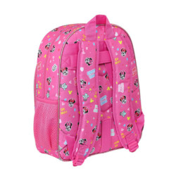 MOCHILA JUNIOR ADAPTABLE MINNIE MOUSE "LUCKY" 612212640 38*32 SAFTA22
