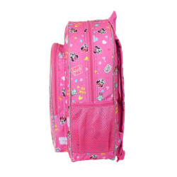 MOCHILA JUNIOR ADAPTABLE MINNIE MOUSE "LUCKY" 612212640 38*32 SAFTA22