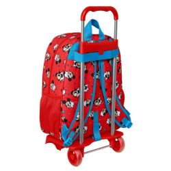 MOCHILA 180+CARRO 905 MICKEY MOUSE "HAPPY SMILES" 612214313 42*33 SAFTA22