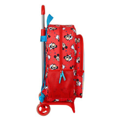 MOCHILA 180+CARRO 905 MICKEY MOUSE "HAPPY SMILES" 612214313 42*33 SAFTA22