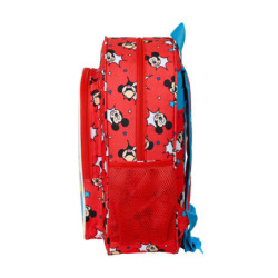 MOCHILA JUNIOR ADAPTABLE MICKEY MOUSE "HAPPY SMILES" 612214640 38*32 SAFTA22