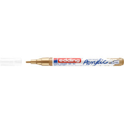 MARCADOR EDDING N.º 5300 ACRILICO 1-2 MM ORO COLOR 924 UNIDAD