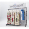 EXPOSITOR 24 BOLIGRAFOS INOXCROM CANVAS FANTASY + BLISTER RECAMBIOS AZUL REGALO 70101419