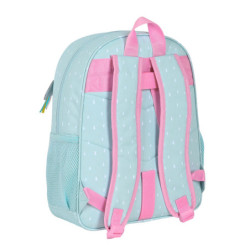 MOCHILA JUNIOR ADAPTABLE RECICLABLE GLOWLAB KIDS "NUBE" 612223640 38*32 SAFTA22