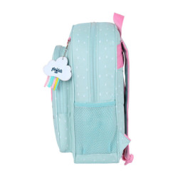 MOCHILA JUNIOR ADAPTABLE RECICLABLE GLOWLAB KIDS "NUBE" 612223640 38*32 SAFTA22
