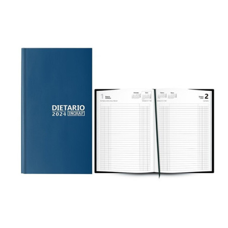 DIETARIO ANUAL 2024 POESSA24 D/P TAMAÑO 2/3 COLORES SURTIDOS 354404