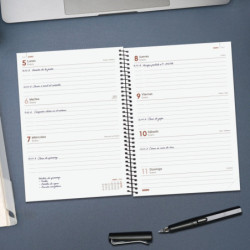 AGENDA OPAQUE E10 SVH 2026 VERDE+ FINOCAM26 742762026 162 X 14 X 212 MM