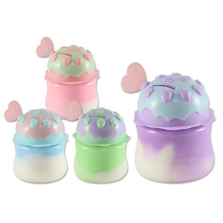 SLIME JUEGO HUCHA BICLOR 215G 332385 POESSA UNIDAD