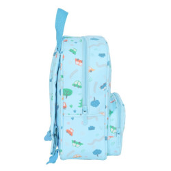 MOCHILA GUARDERIA C/BOLSILLO SAFTA PREESCOLAR "COCHES" SAFTA25 ENERO 642493232