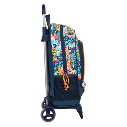 MOCHILA 522+CARRO 905 HOT WHEELS "CHALLENGE" 612238313 42*32 SAFTA22