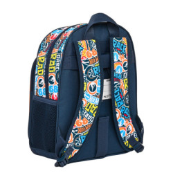 MOCHILA INFANTIL ADAPTABLE HOT WHEELS "CHALLENGE" 612238524 33*27 SAFTA22