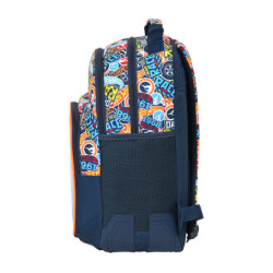 MOCHILA DOBLE ADAPTABLE HOT WHEELS "CHALLENGE" 612238773 42*32 SAFTA22