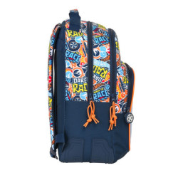 MOCHILA DOBLE ADAPTABLE HOT WHEELS "CHALLENGE" 612238773 42*32 SAFTA22