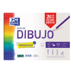 BLOC DIBUJO A4+ 20H.RECUADRO 130G CON 20% HOJAS GRATIS HAMELIN