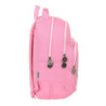 MOCHILA DOBLE ADAPTABLE BENETTON "FLAMINGO PINK" 612252773 42*32 SAFTA22