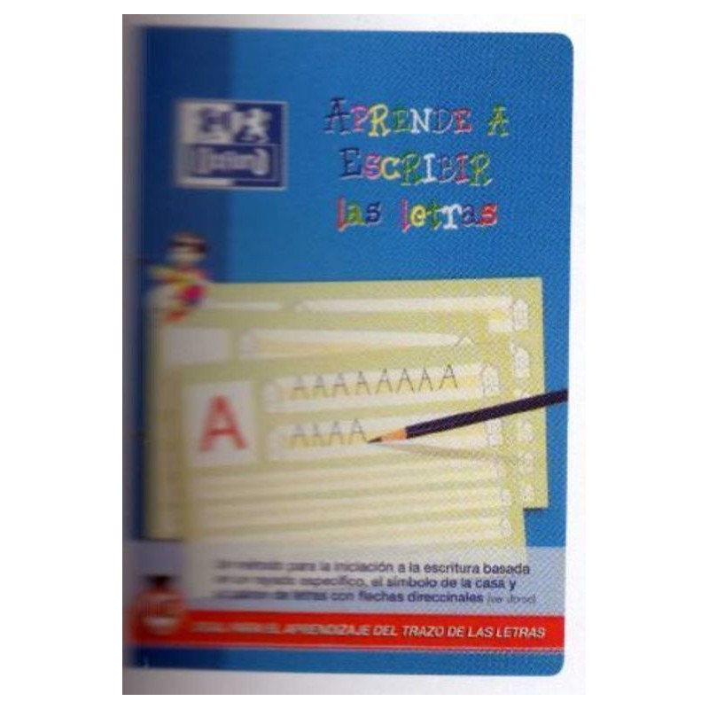 LIBRETA ENRI OXFORD SCHOOL A-4 APRENDE LAS LETRAS 18H 10000025 ^