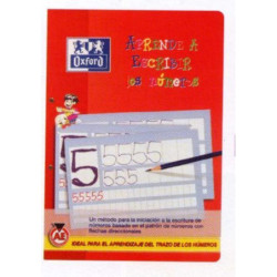 LIBRETA ENRI OXFORD SCHOOL A-4 APRENDE LOS NUMEROS 18H 10000026 ^