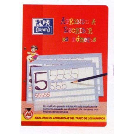 LIBRETA ENRI OXFORD SCHOOL A-4 APRENDE LOS NUMEROS 18H 10000026 ^