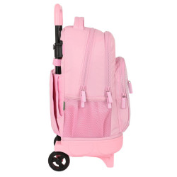 MOCHILA GDE. C/RUEDAS COMPACT EXTRAIBLE BENETTON "VICHY" SAFTA23 ENERO 612253918