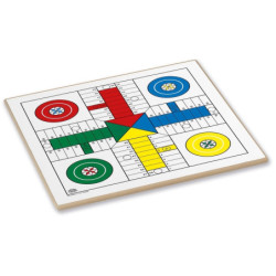 TABLERO CAYRO AJEDREZ PARCHIS 4 JUGADORES 40CM REF T-139