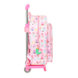 MOCHILA 185+CARRO 705 PEPPA PIG "HAVING FUN" 612272020 34*26 SAFTA22