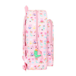 MOCHILA INFANTIL ADAPTABLE PEPPA PIG "HAVING FUN" 612272185 34*26 SAFTA22