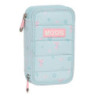 PLUMIER DOBLE PQÑO 28 PCS MOOS "GARDEN" 412318854 SAFTA23 VAC