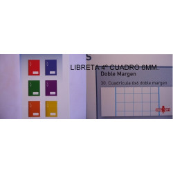 LIBRETA ESCOLOFI 4º 32H CUADROS 6*6  131.0978