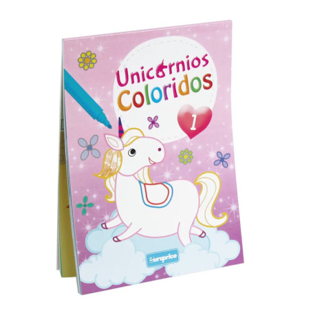 CUADERNO PINTACOLOR EUROPRICE UNICORNIOS COLORIDOS 2 MOD PI7523