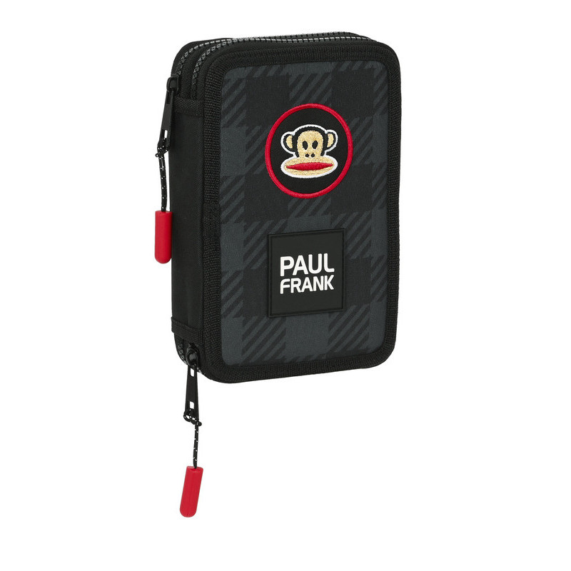 PLUMIER DOBLE PQÑO 28 PCS PAUL FRANK "CAMPERS" SAFTA23 ENERO 412319854