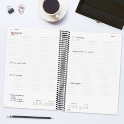 AGENDA YEAR E11 1DP 2026 NEGRO+ FINOCAM26 742076026 175 X 29 X 242 MM