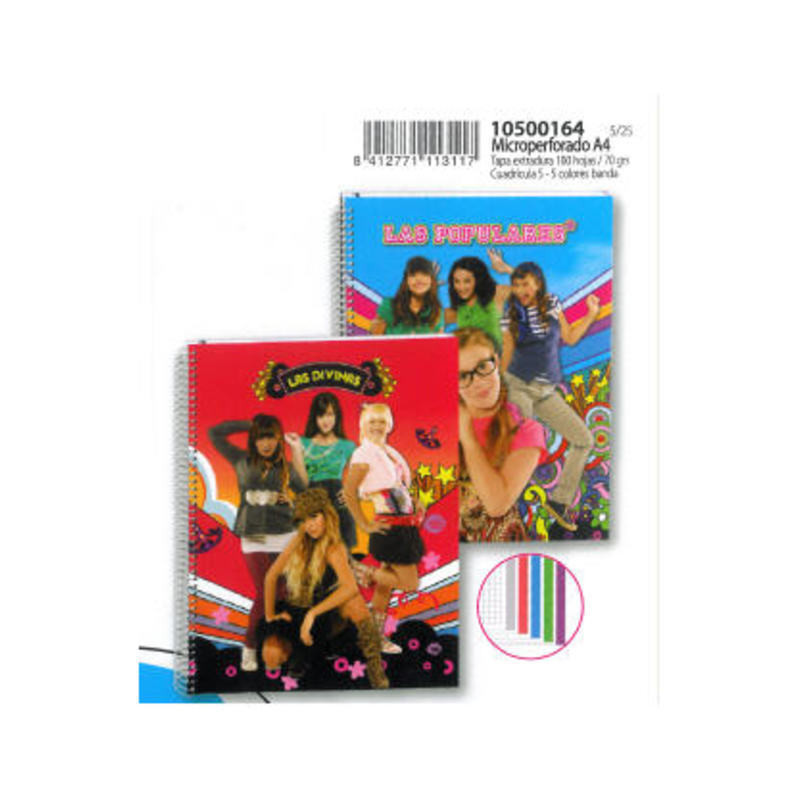 CUADERNO EUROPEAN DEC A-4 ENRI 11 PATITO FEO 100H TE 10500164 ^