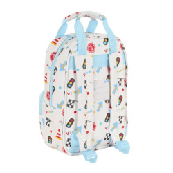 MOCHILA INFANTIL CON ASAS FACIL LIMPIEZA SAFTA PREESCOLAR "MY CAR" 612286765 28*20 SAFTA22