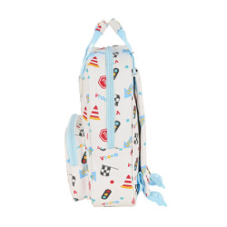 MOCHILA INFANTIL CON ASAS FACIL LIMPIEZA SAFTA PREESCOLAR "MY CAR" 612286765 28*20 SAFTA22