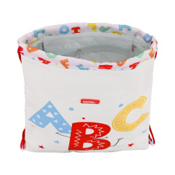 SACO PLANO JUNIOR FACIL LIMPIEZA SAFTA PREESCOLAR "ALPHABET" 612287855 34*26 SAFTA22