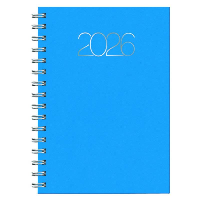 D08-DIETARIO BASE WIRE'O ITAL26 2026 PREMIUM AZUL-B32 D/P 14’5X20’5 CM ESPIRAL 0D0858B32