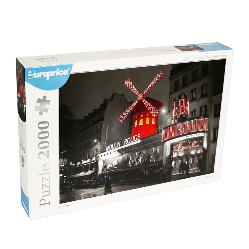 PUZZLE EUROPRICE 2000 PZAS MONOCROMATICO - FRANCIA PUA0868