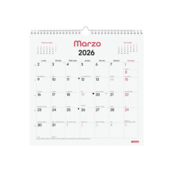 CALENDARIO PARED CHIC ES30X30 2026 BLANCO+ FINOCAM26 787007326 300 X 5 X 310 MM
