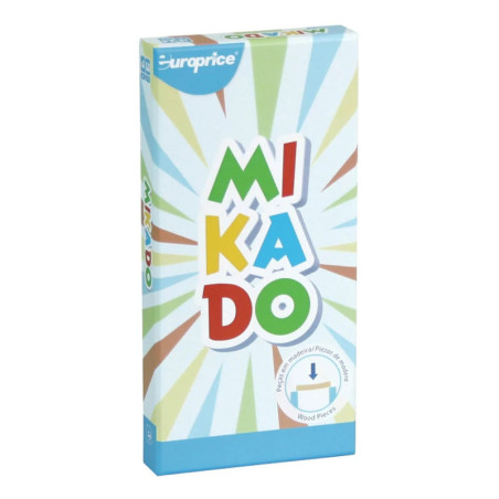 JUEGO MIKADO EUROPRICE CAJA CARTON PIEZAS MADERA JO9827