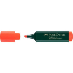 MARCD.FLUOR FABER-CASTELL TEXTLINER 48 NARANJA C/10U