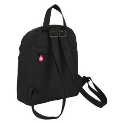 MINI MOCHILA KAPPA "BLACK AND PINK" SAFTA23 ENERO 612305846