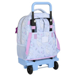 MOCHILA GDE. C/RUEDAS COMPACT EXTRAIBLE FROZEN "BELIEVE" 612315918 SAFTA23 VAC