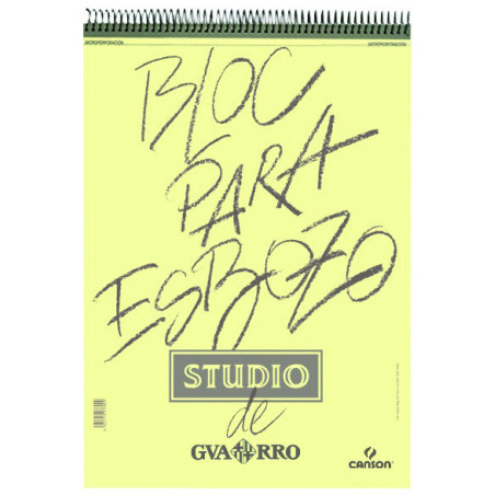 BLOC DIBUJO ESPIRAL 100H 90G A4 ESBOZO GUARRO CANSON