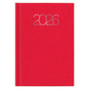 D07-DIETARIO BASE ITAL26 2026 PREMIUM ROJO-755 D/P 14’5X20’5 CM 0D0758755
