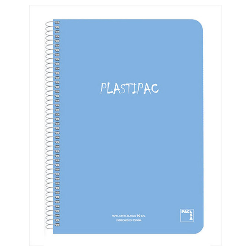 CUADERNO T PP FOLIO 80H PACSA PLASTIPAC 90G PAUTA 3,5 16566